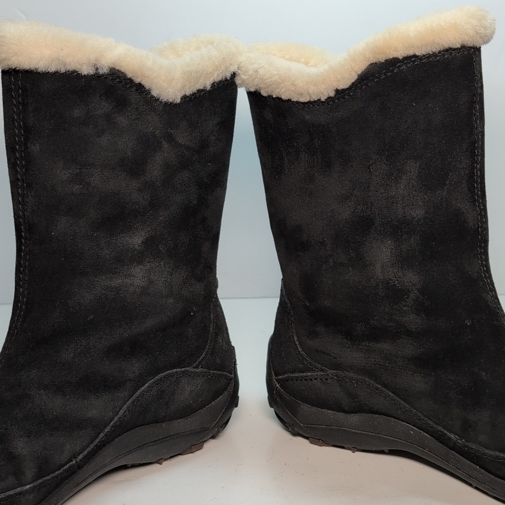 Merrell yarra waterproof suede black boots women's size 7.5 EU 38 - Picture 10 of 15